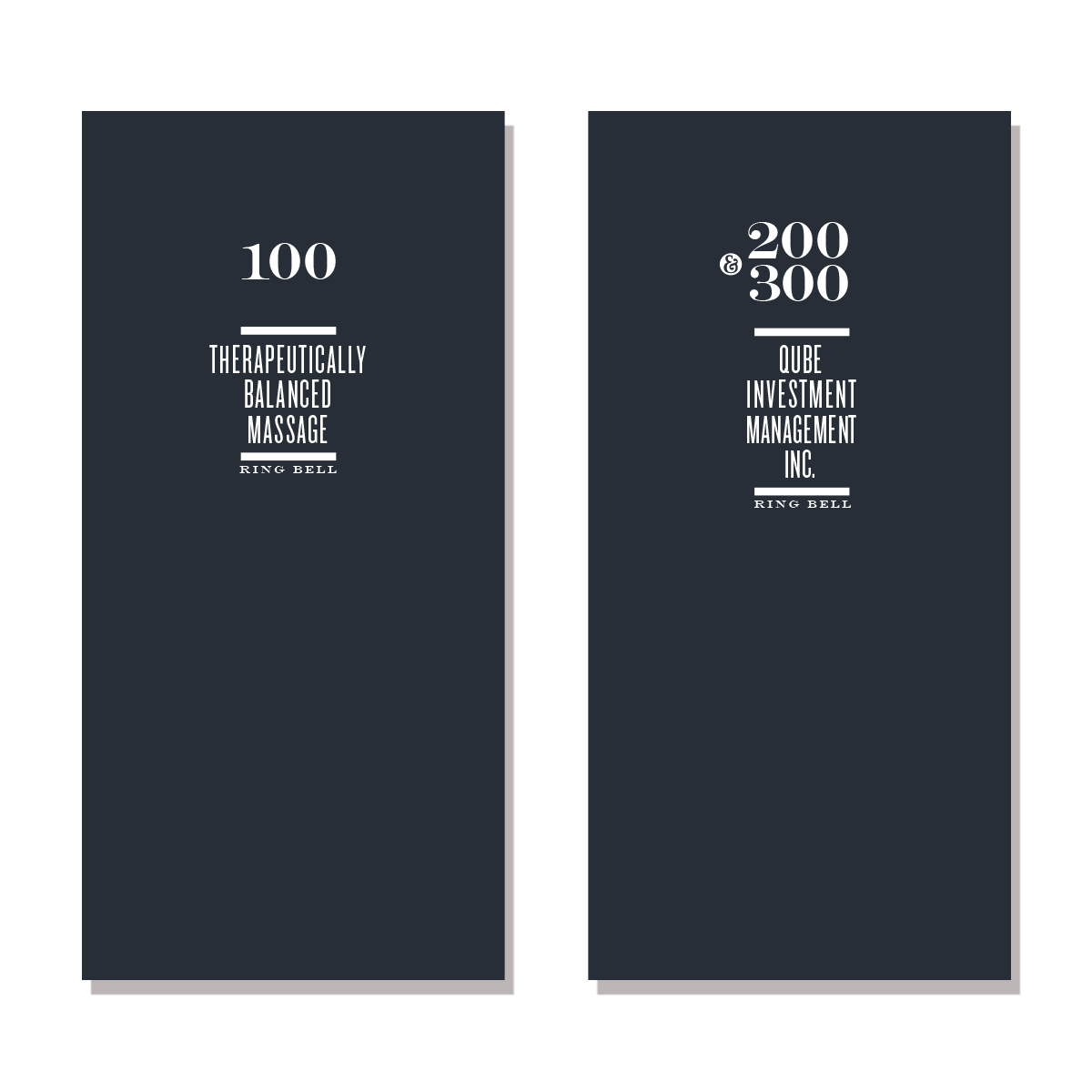 Signage Design by Image Solutions for Qube Investment Management | Design #14057503