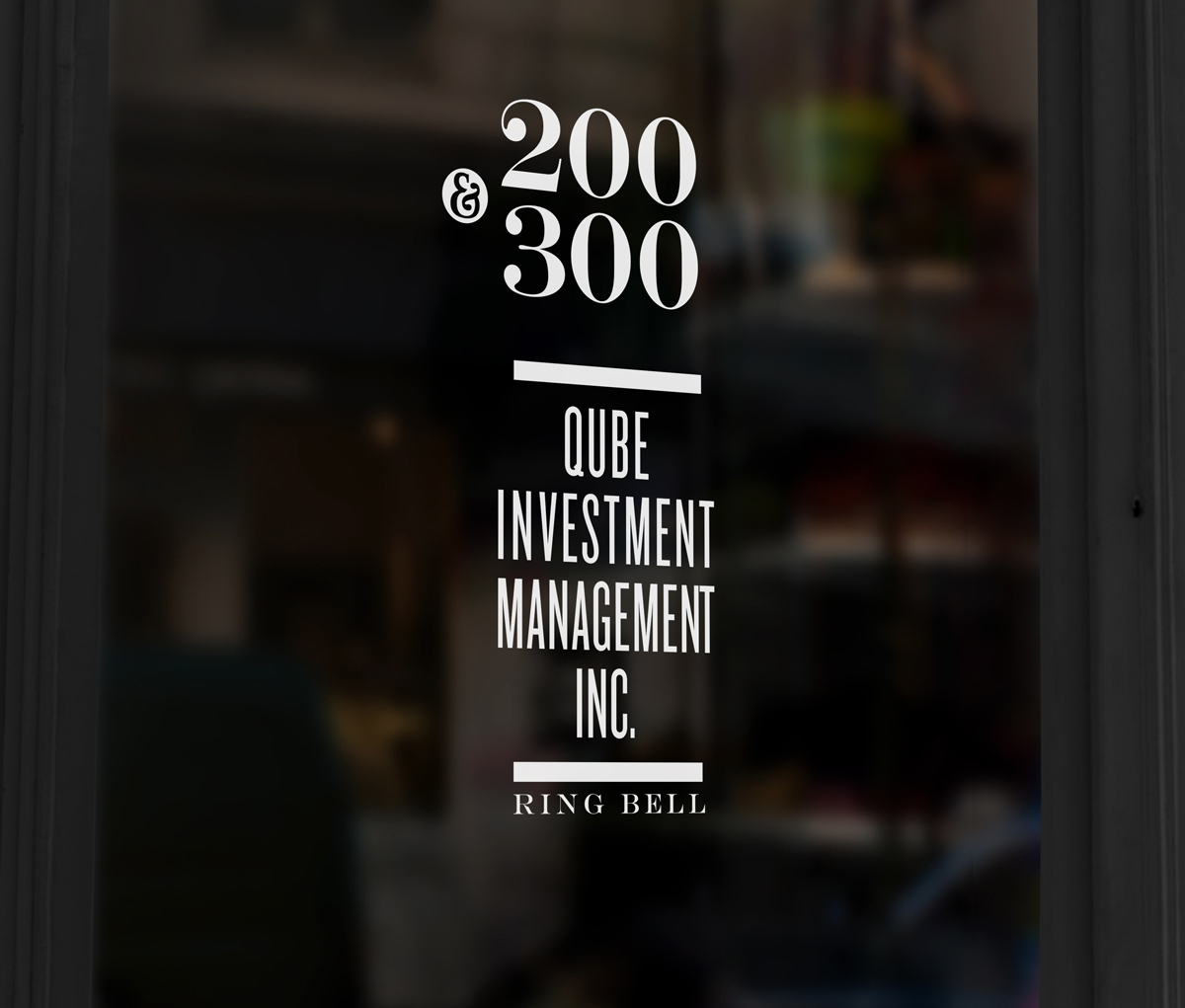 Signage Design by Image Solutions for Qube Investment Management | Design #14057525