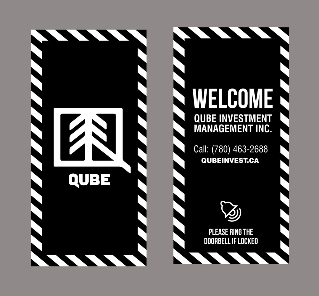 Signage Design by rkailas for Qube Investment Management | Design #14044197