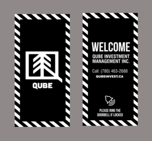 Signage Design by rkailas for Qube Investment Management | Design: #14044197