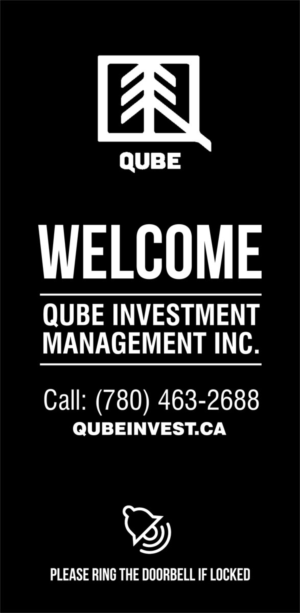 Signage Design by rkailas for Qube Investment Management | Design: #14044202