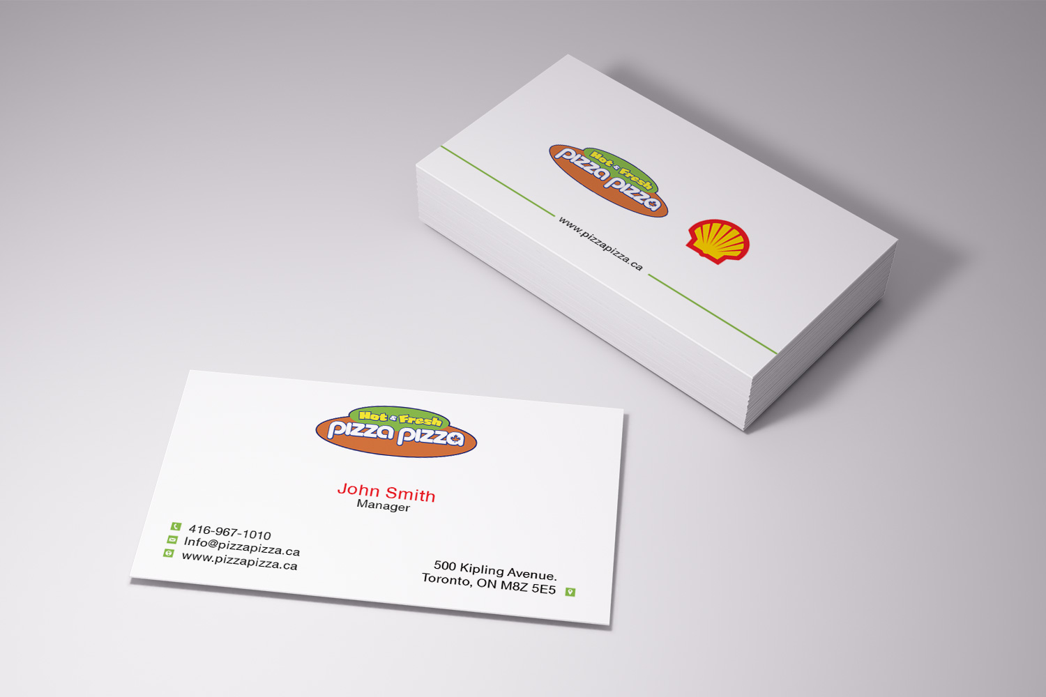 Business Card Design by Pixi Dust for Shell Gas Station | Design #14067555