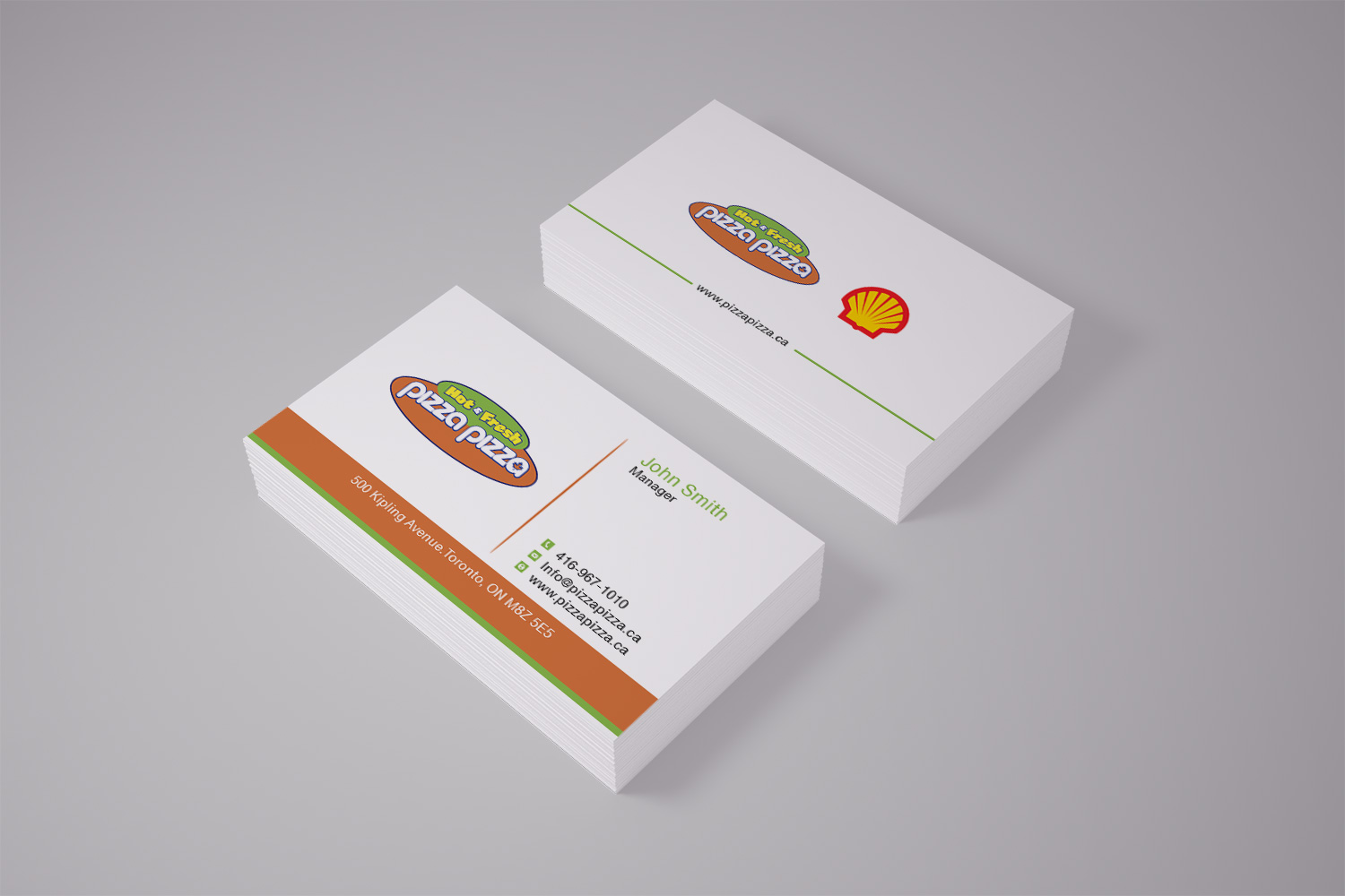 Business Card Design by Pixi Dust for Shell Gas Station | Design #14067557