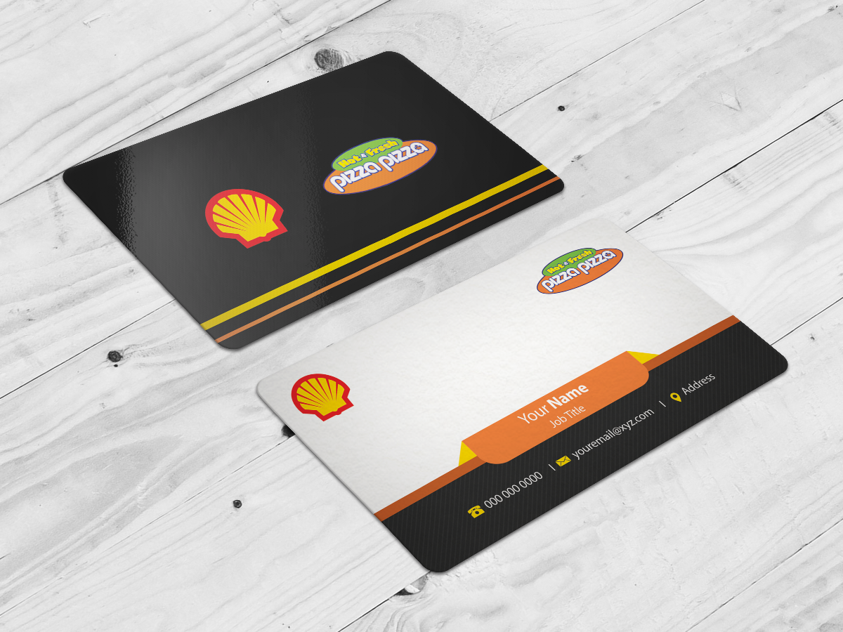 Business Card Design by Riz' for Shell Gas Station | Design #14075890