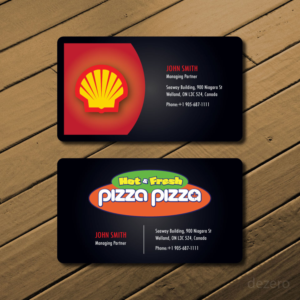 Business Card Design by Dezero for Shell Gas Station | Design: #14059410