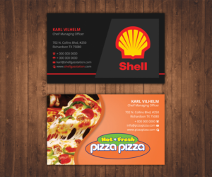Business Card Design by Stylez Designz for Shell Gas Station | Design: #14113782