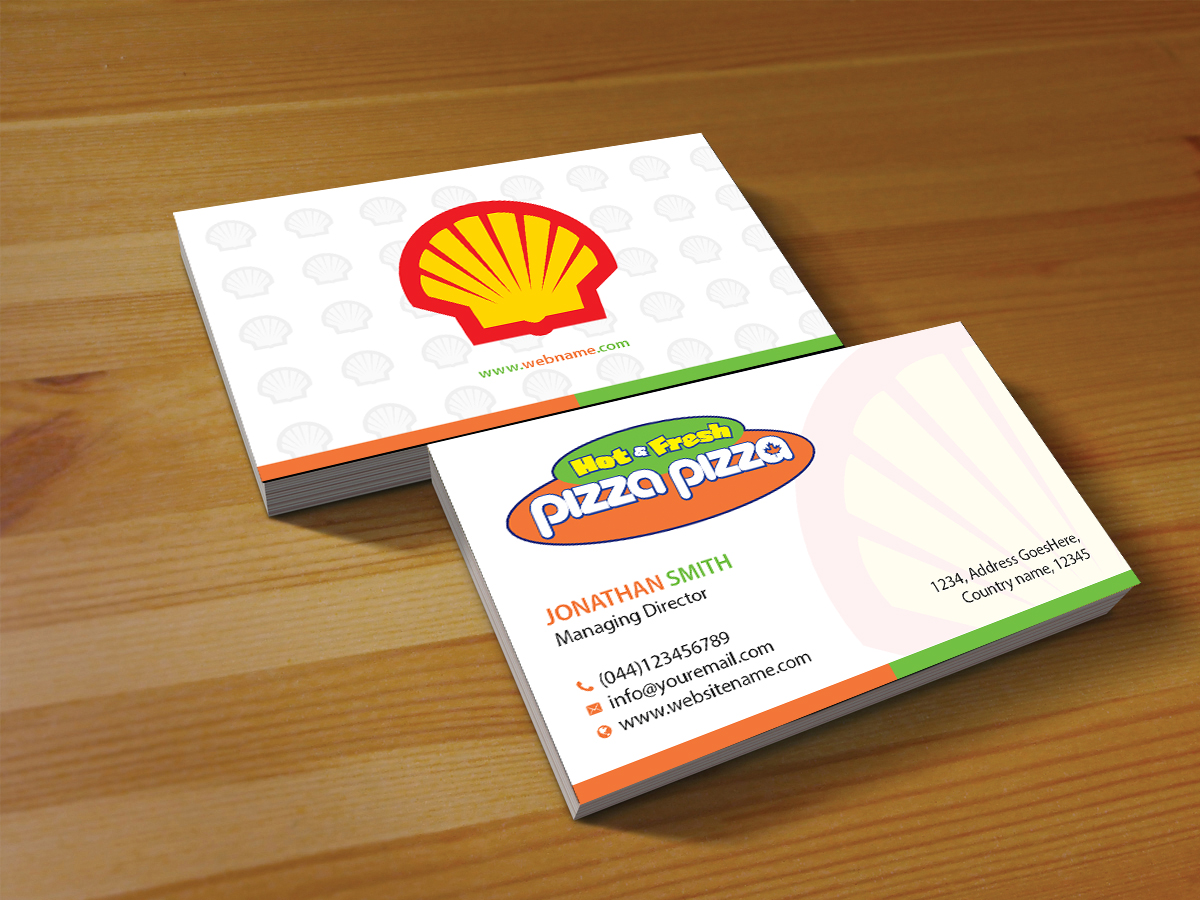 Business Card Design by Creations Box 2015 for Shell Gas Station | Design #14072614