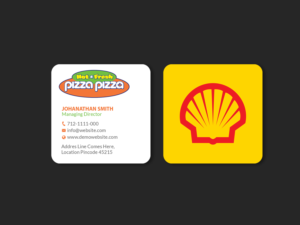 Diseño de Tarjeta de Presentación por Creations Box 2015 para Shell Gas Station | Diseño: #14073287