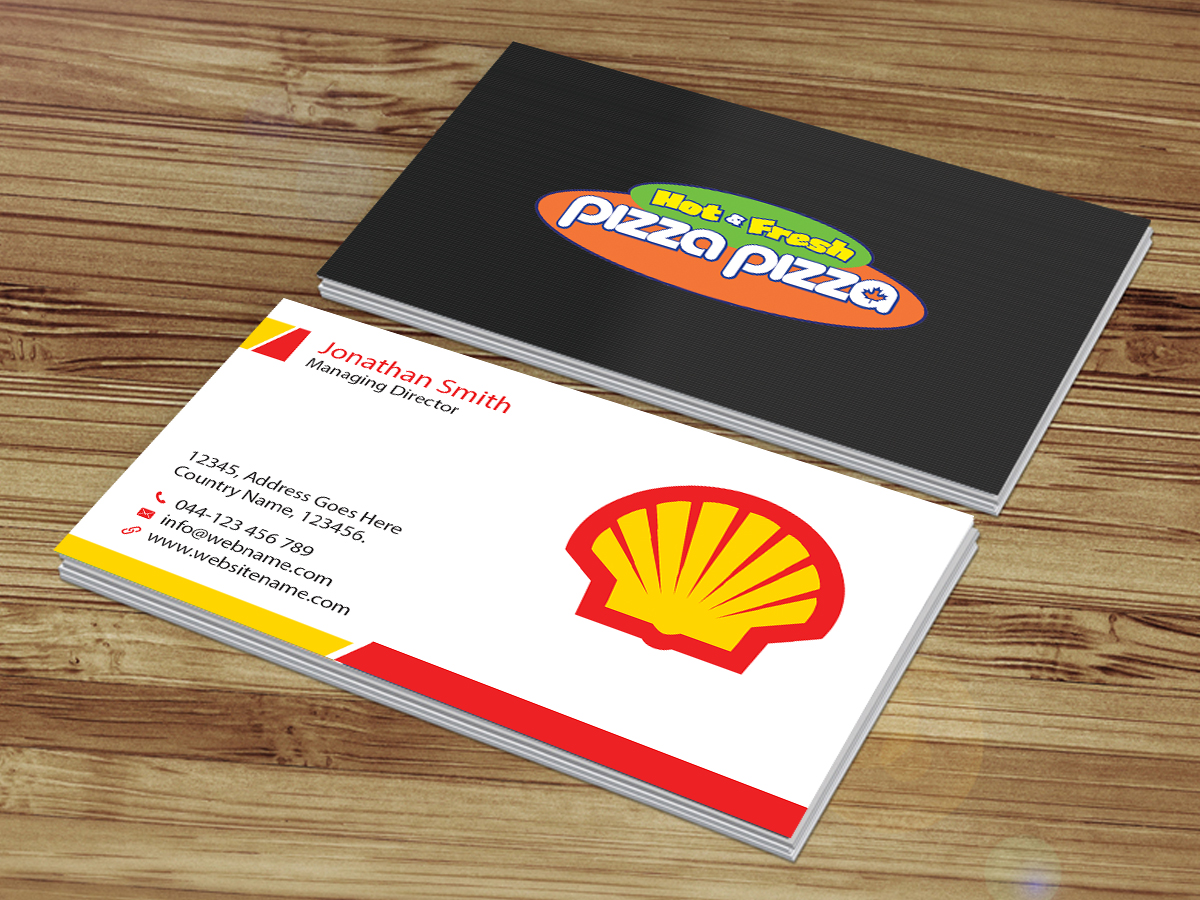 Business Card Design by Creations Box 2015 for Shell Gas Station | Design #14073336