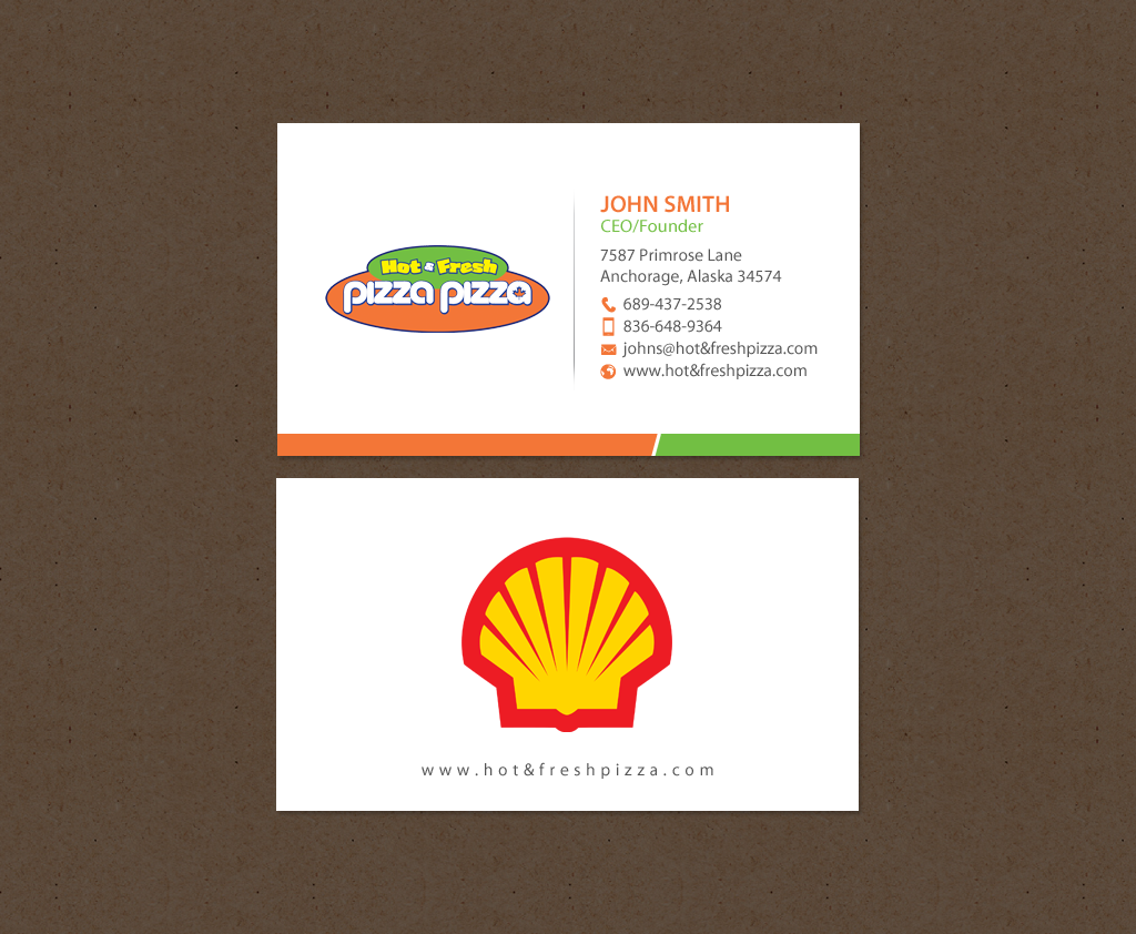 Business Card Design by chandrayaan.creative for Shell Gas Station | Design #14063912