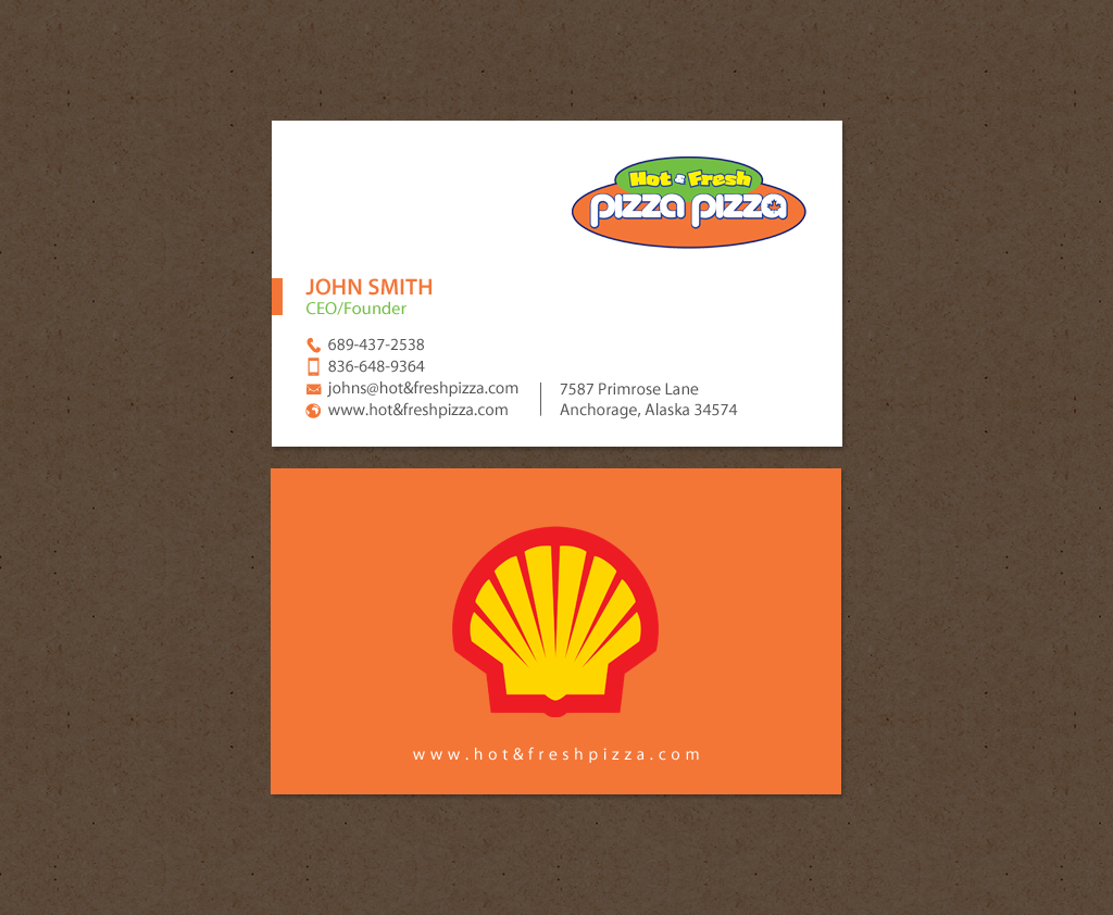 Business Card Design by chandrayaan.creative for Shell Gas Station | Design #14063962