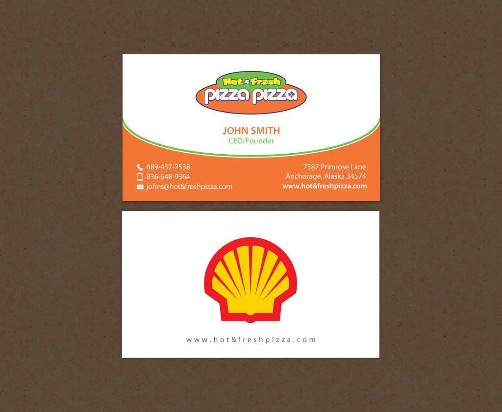 Visitenkarten-Design von chandrayaan.creative für Shell Gas Station | Design #14063963