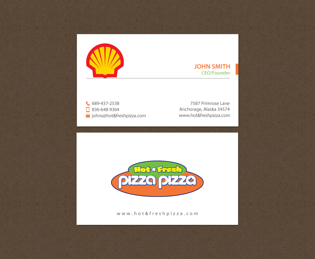 Business Card Design by chandrayaan.creative for Shell Gas Station | Design #14063964