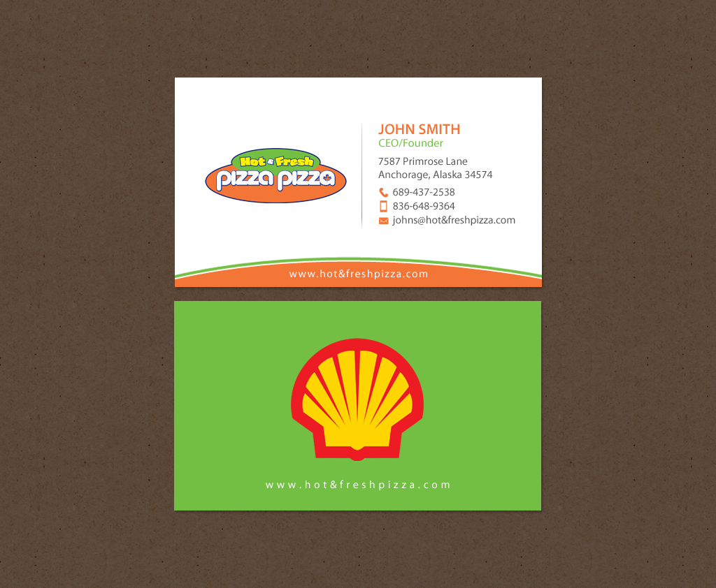 Business Card Design by chandrayaan.creative for Shell Gas Station | Design #14063965