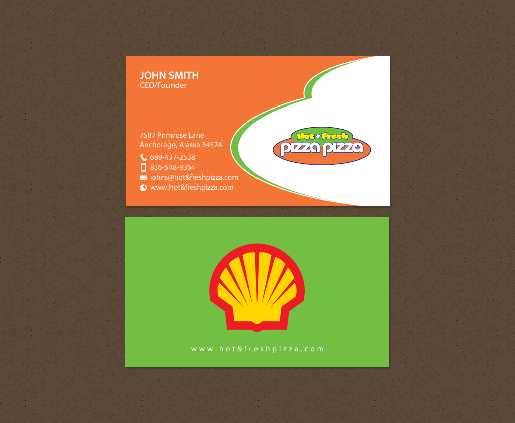 Design de Carte de Visite par chandrayaan.creative pour Shell Gas Station | Design #14063981