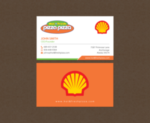 Business Card Design by chandrayaan.creative for Shell Gas Station | Design: #14063983