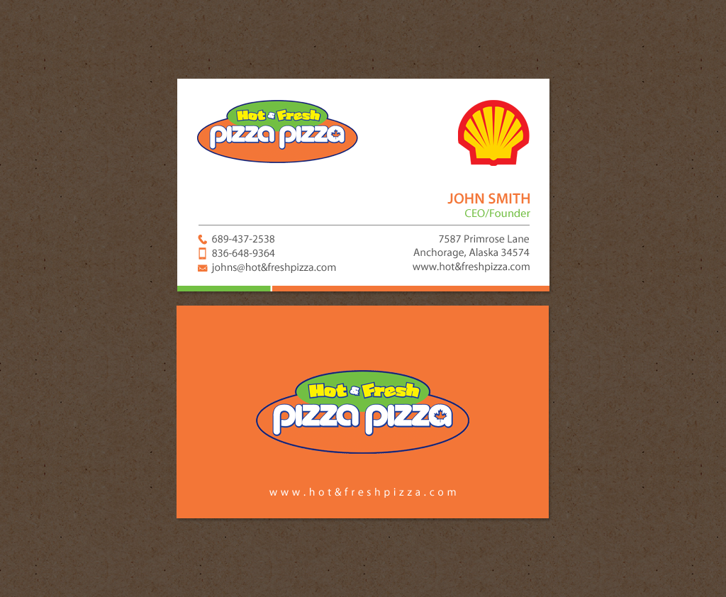 Design de Carte de Visite par chandrayaan.creative pour Shell Gas Station | Design #14063984