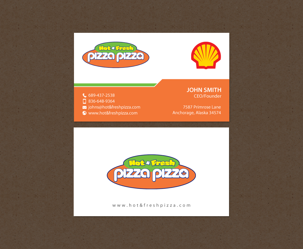 Business Card Design by chandrayaan.creative for Shell Gas Station | Design #14063995