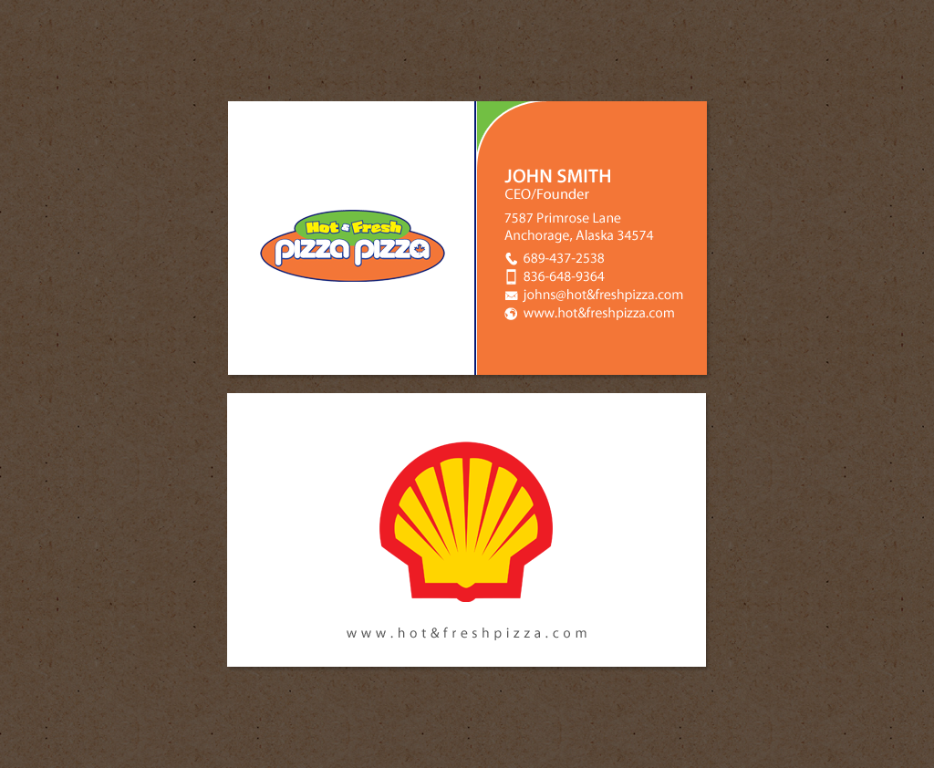 Business Card Design by chandrayaan.creative for Shell Gas Station | Design #14063998