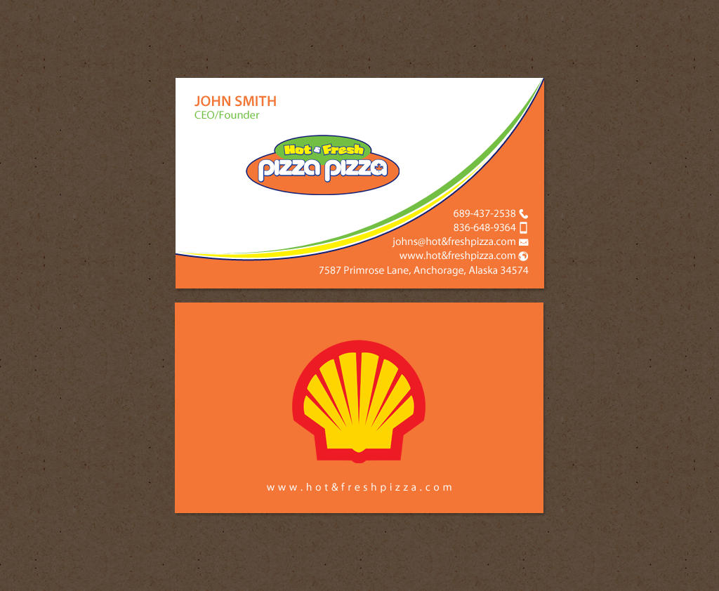 Diseño de Tarjeta de Presentación por chandrayaan.creative para Shell Gas Station | Diseño #14064056