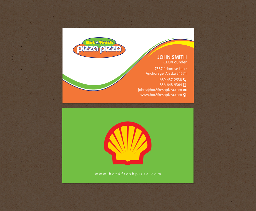 Business Card Design by chandrayaan.creative for Shell Gas Station | Design #14064057