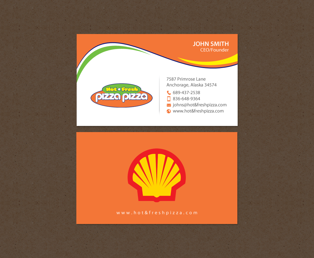 Business Card Design by chandrayaan.creative for Shell Gas Station | Design #14064060
