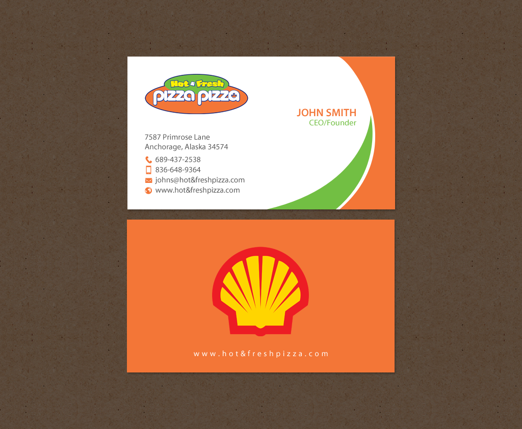Business Card Design by chandrayaan.creative for Shell Gas Station | Design #14064061