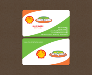 Business Card Design by chandrayaan.creative for Shell Gas Station | Design: #14100127
