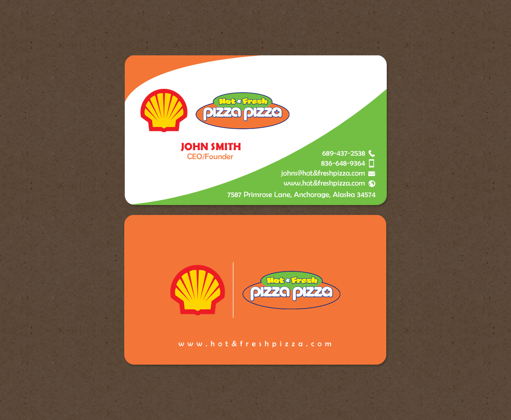 Diseño de Tarjeta de Presentación por chandrayaan.creative para Shell Gas Station | Diseño #14100128