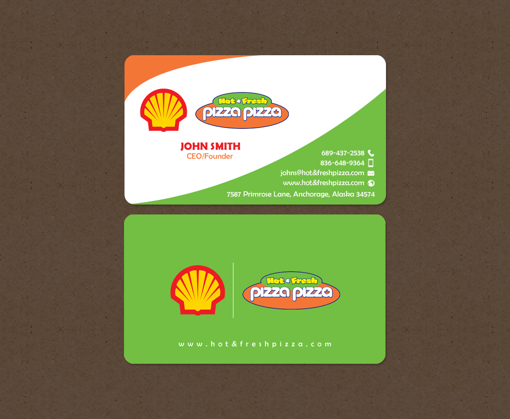 Business Card Design by chandrayaan.creative for Shell Gas Station | Design #14100129