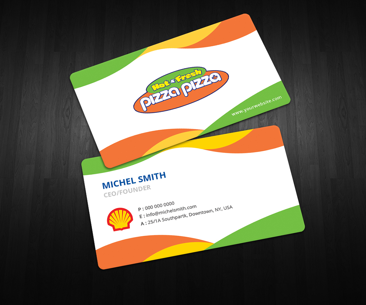 Design de Carte de Visite par Graphic Flame pour Shell Gas Station | Design #14069558