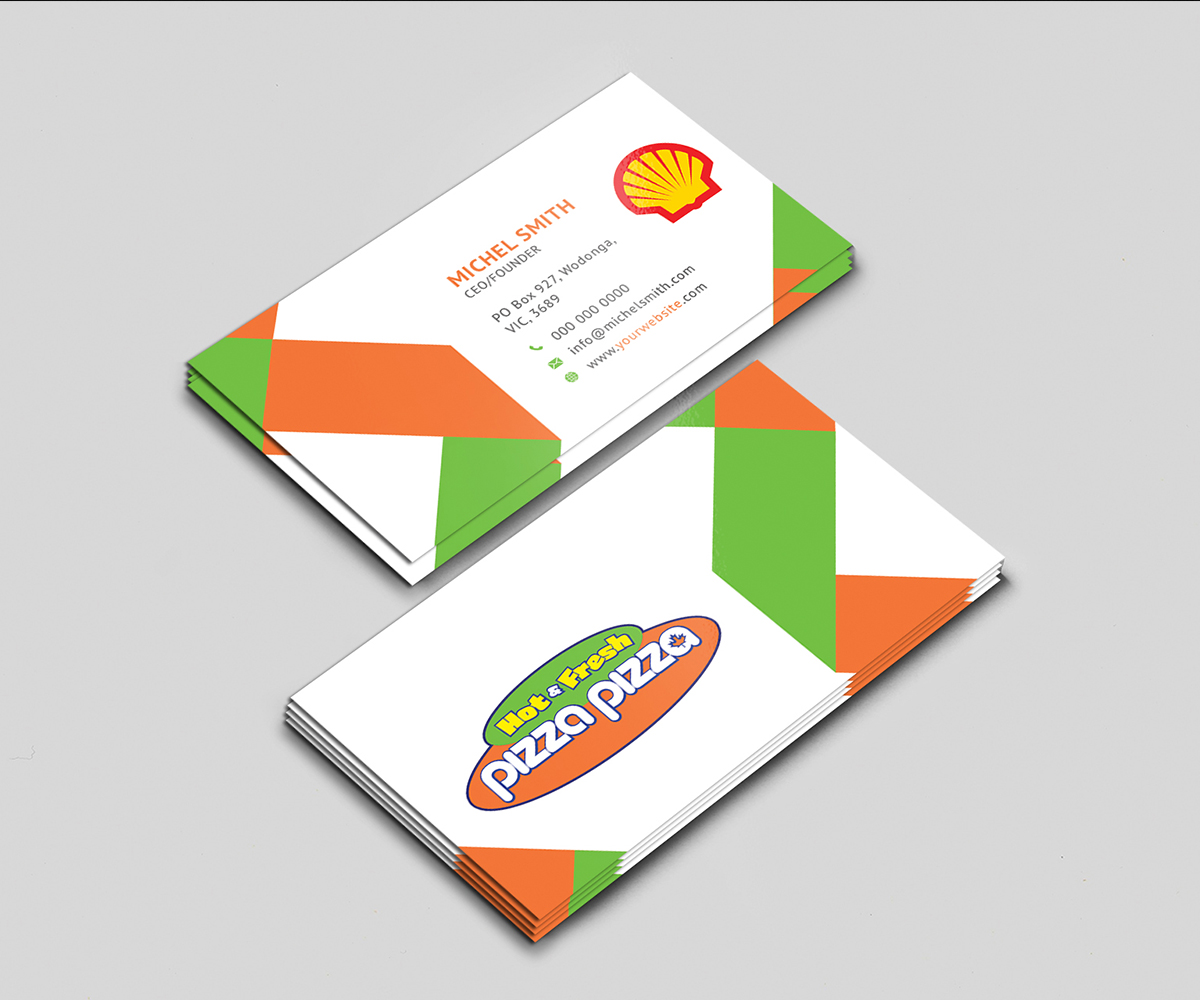 Design de Carte de Visite par Graphic Flame pour Shell Gas Station | Design #14069561