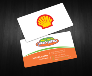 Business Card Design by Graphic Flame for Shell Gas Station | Design: #14069564