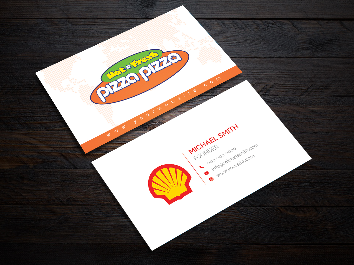 Design de Carte de Visite par Graphic Flame pour Shell Gas Station | Design #14069583