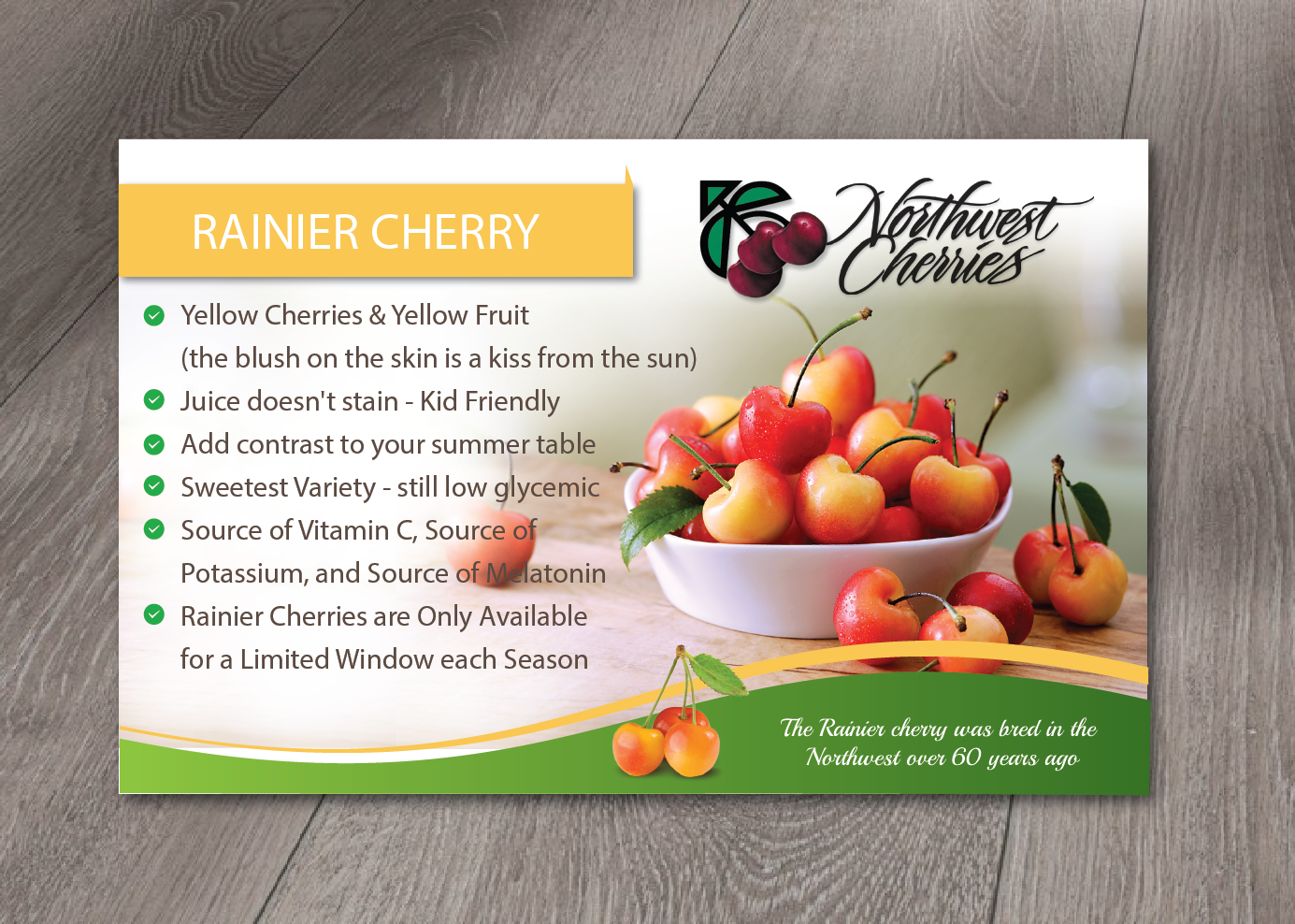 Flyer Design by alex989 for Washington State Fruit Commission | Design #14191394