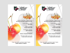 Flyer Design by LeonFX for Washington State Fruit Commission | Design #13990728