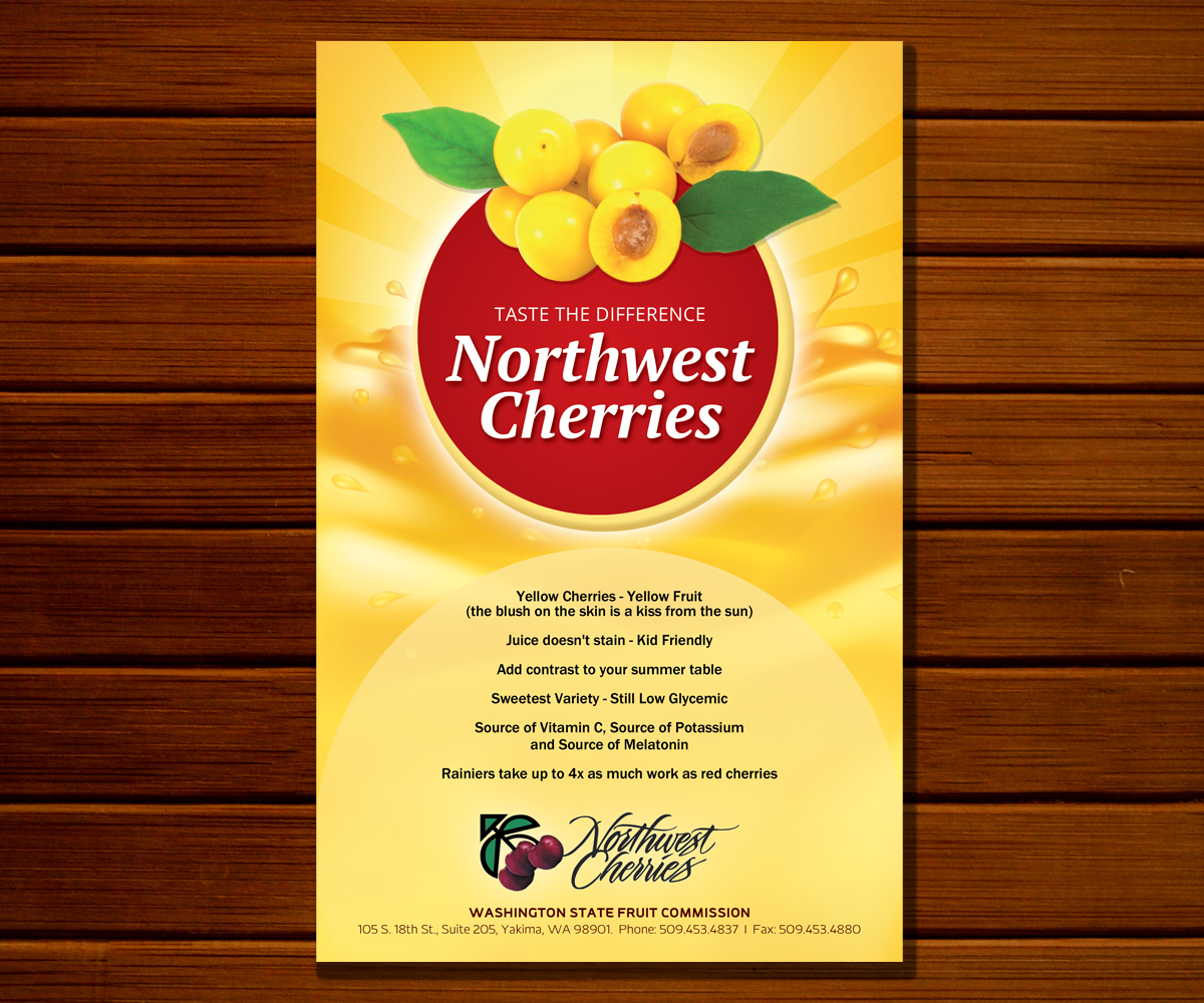 Flyer Design by sanjeev231 for Washington State Fruit Commission | Design #13990254