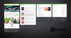 Wordpress Design by Sarah Mathews for All Sports Physical Therapy | Design: #14025716