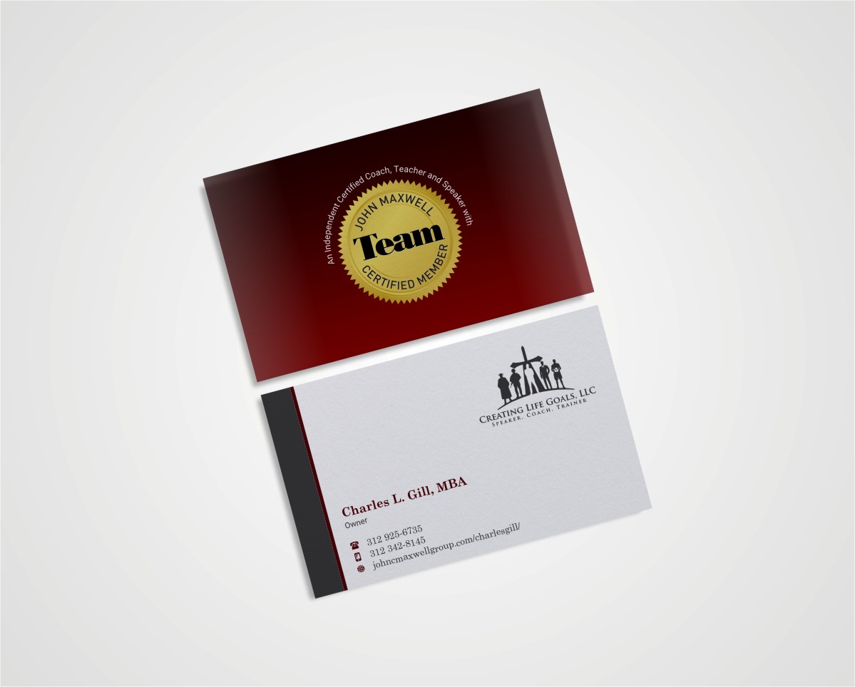 Diseño de Tarjeta de Presentación por INDIAN_Ashok para Creating Life Goals LLC | Diseño #14425657