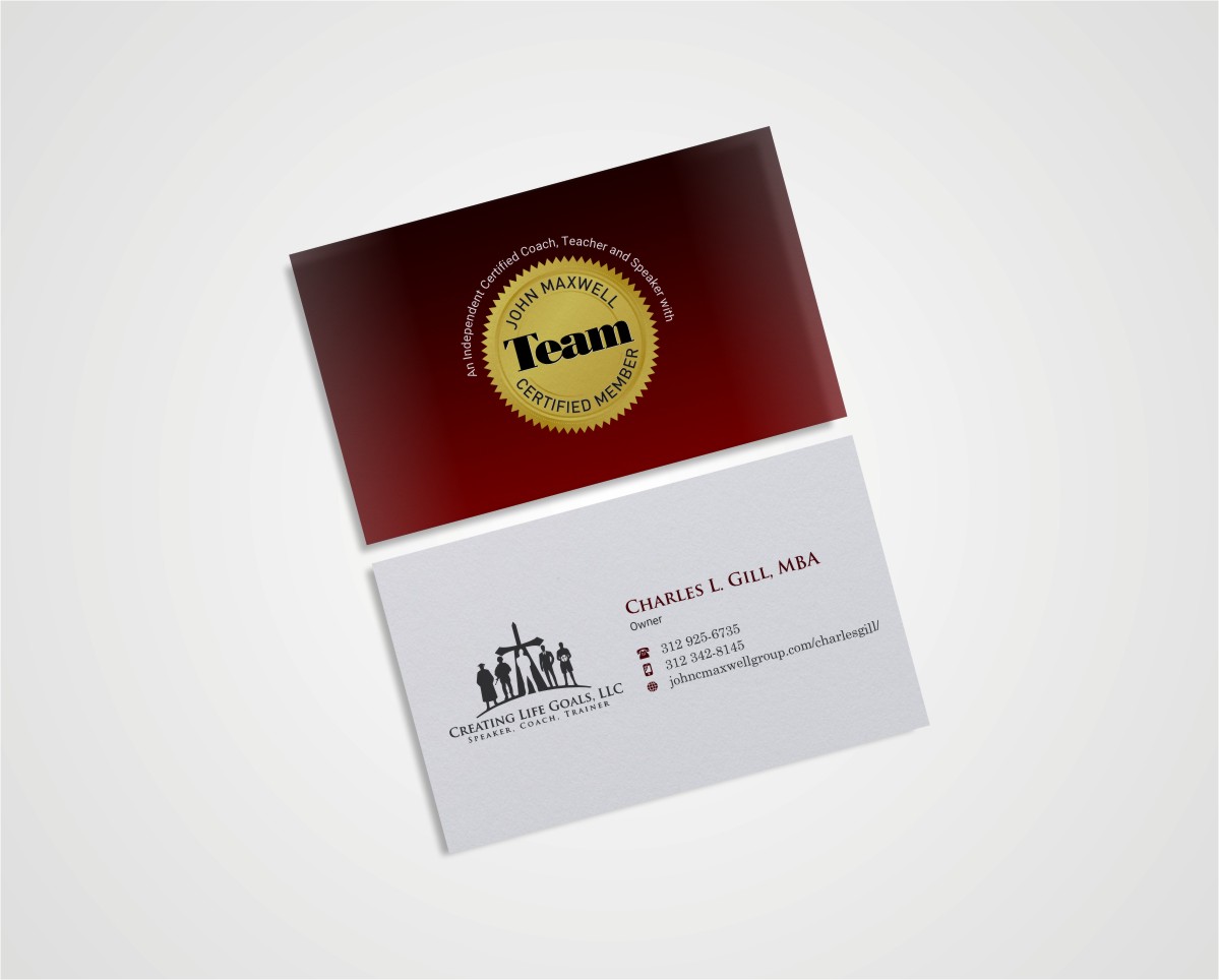 Business Card Design by INDIAN_Ashok for Creating Life Goals LLC | Design #14425660