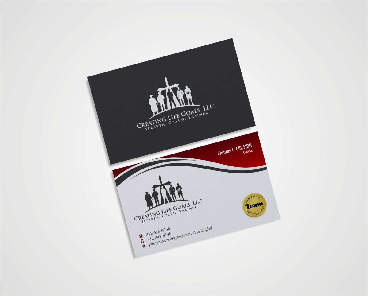 Diseño de Tarjeta de Presentación por INDIAN_Ashok para Creating Life Goals LLC | Diseño #14425663
