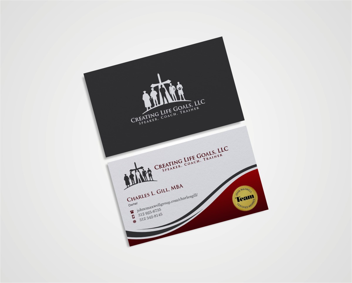 Diseño de Tarjeta de Presentación por INDIAN_Ashok para Creating Life Goals LLC | Diseño #14425669