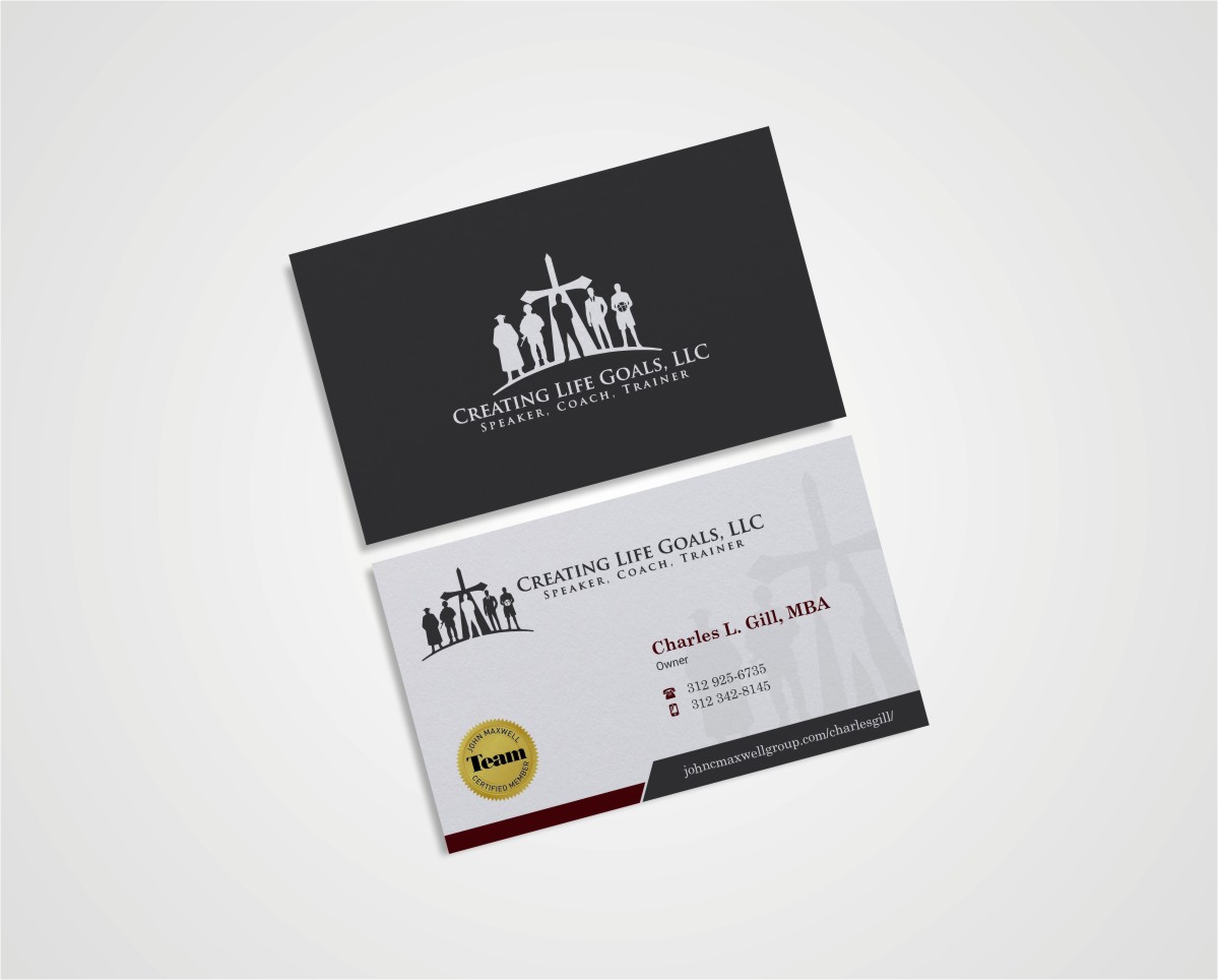 Business Card Design by INDIAN_Ashok for Creating Life Goals LLC | Design #14425670