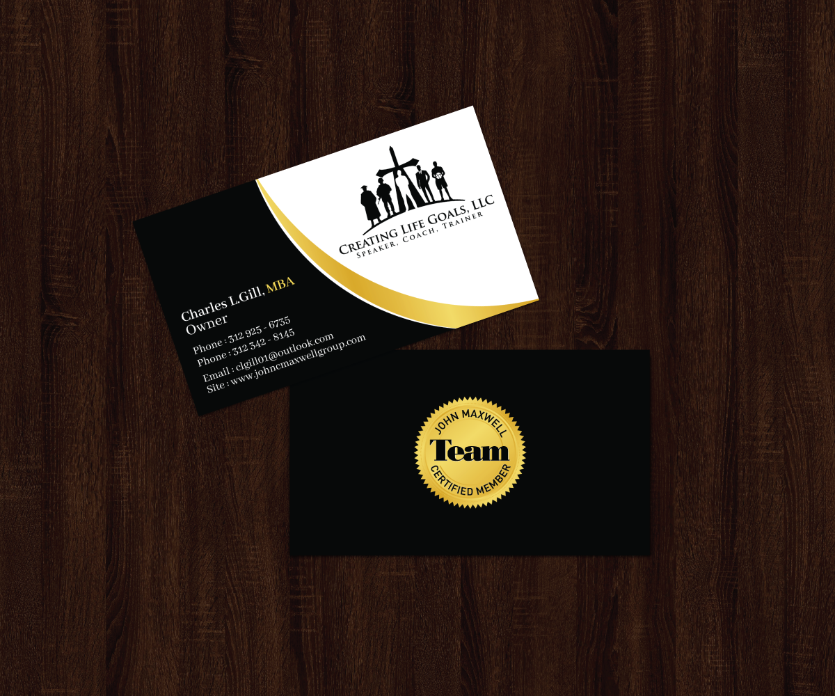 Visitenkarten-Design von JK18 für Creating Life Goals LLC | Design #14444751