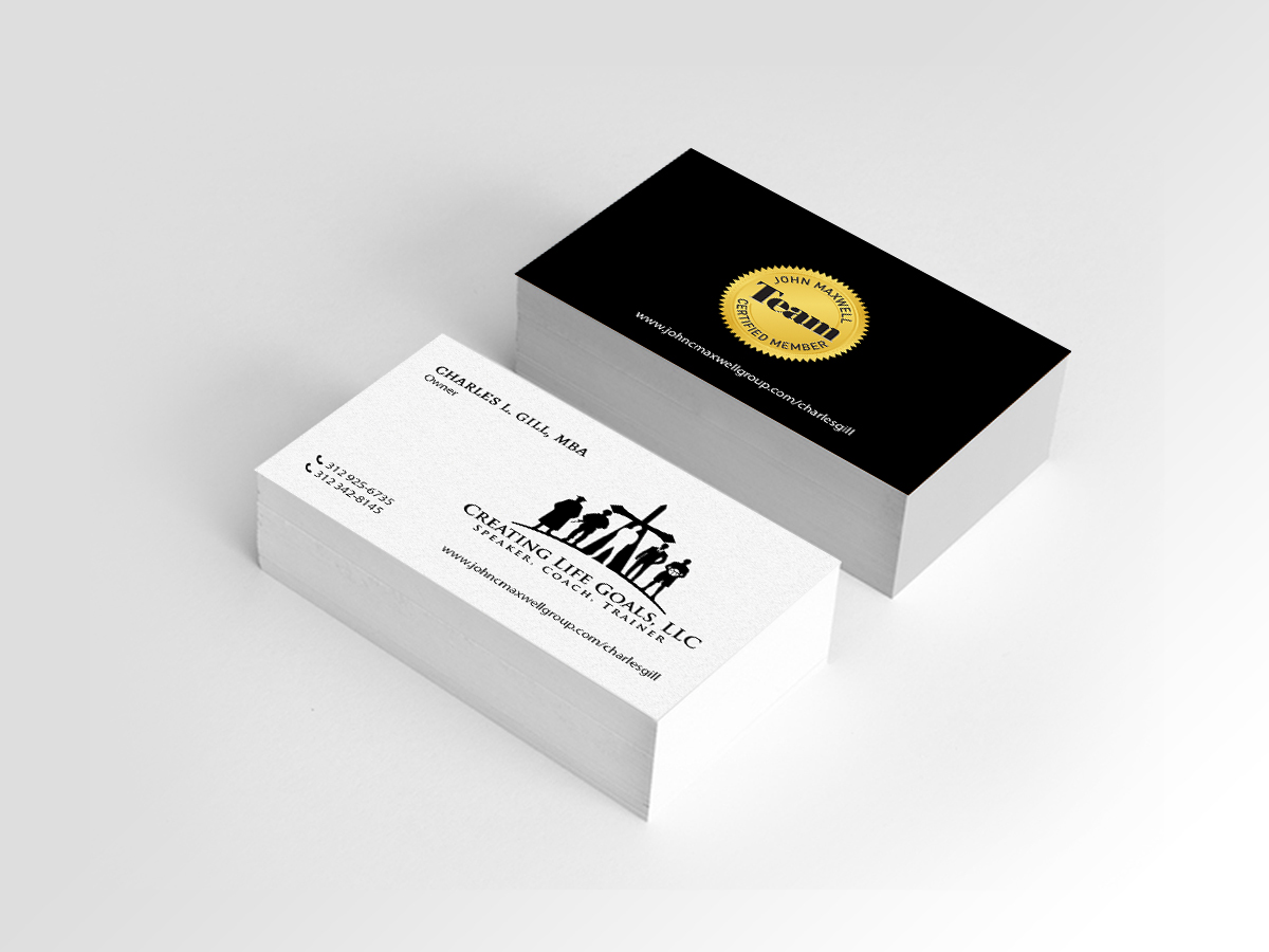 Diseño de Tarjeta de Presentación por Creations Box 2015 para Creating Life Goals LLC | Diseño #14429532