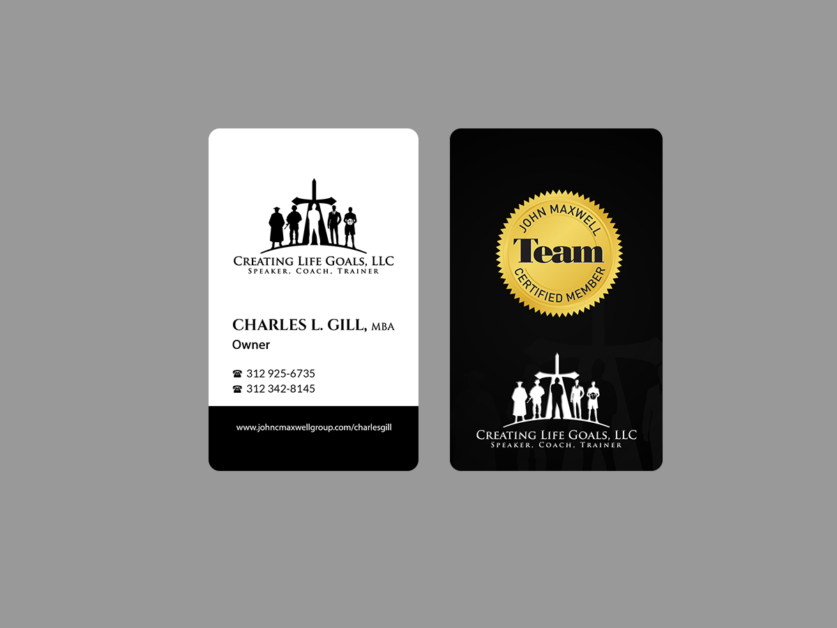 Diseño de Tarjeta de Presentación por Creations Box 2015 para Creating Life Goals LLC | Diseño #14429538