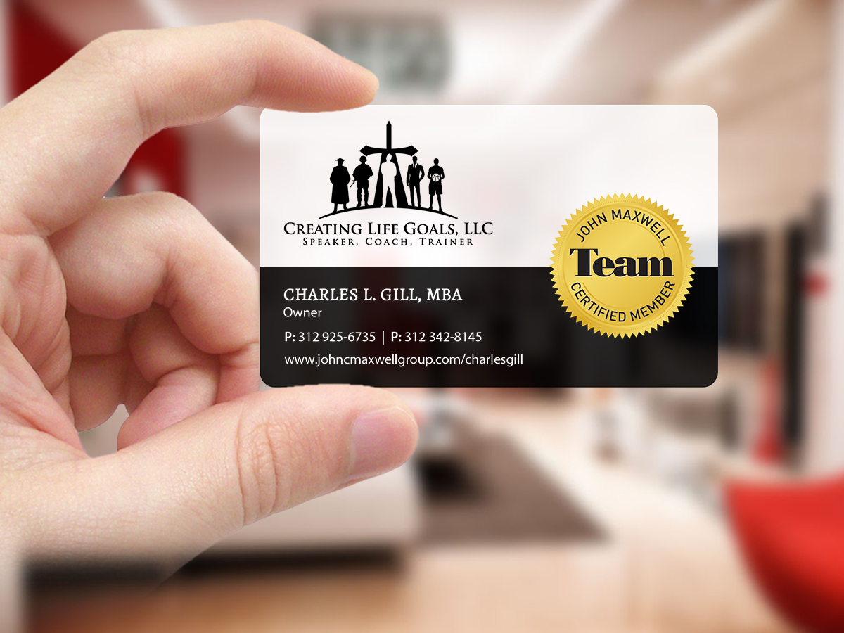 Diseño de Tarjeta de Presentación por Creations Box 2015 para Creating Life Goals LLC | Diseño #14429545