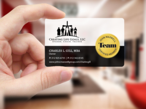 Business Card Design by Creations Box 2015 for Creating Life Goals LLC | Design: #14429545