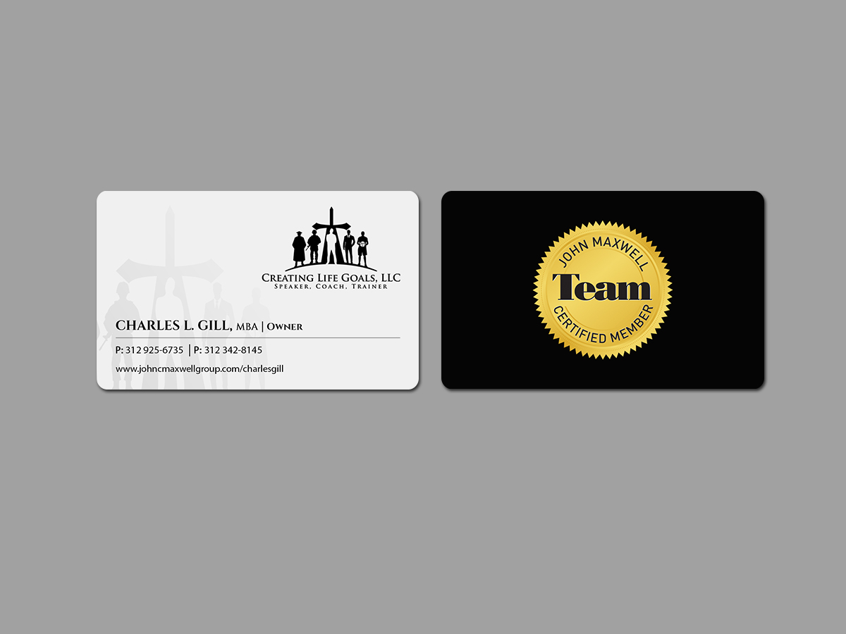 Diseño de Tarjeta de Presentación por Creations Box 2015 para Creating Life Goals LLC | Diseño #14429549