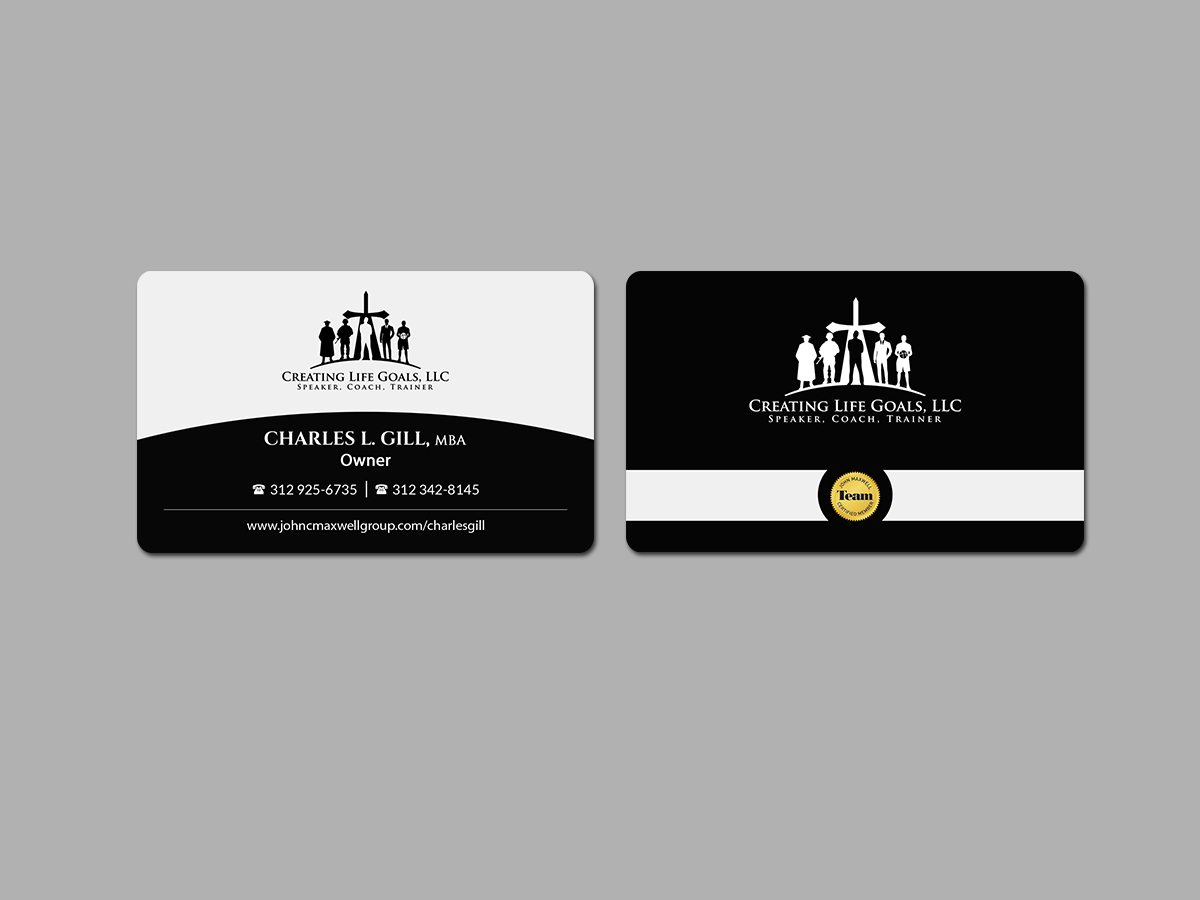 Diseño de Tarjeta de Presentación por Creations Box 2015 para Creating Life Goals LLC | Diseño #14429550